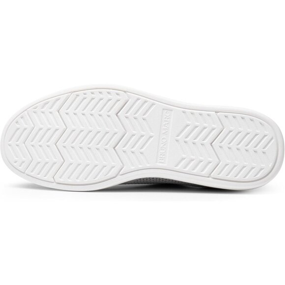 Men's Grey Textile Lightweight EVA Foam Casual Lace up Walking Shoes - Picture 6 of 9